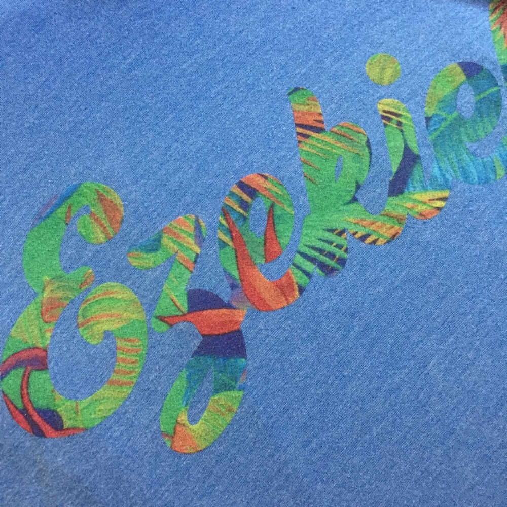 ♦️ Buy 2 Get 1 Free Men's Ezekiel Medium Blue Heather Tropical Tee Medium